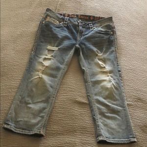 Rock Revival crop jeans